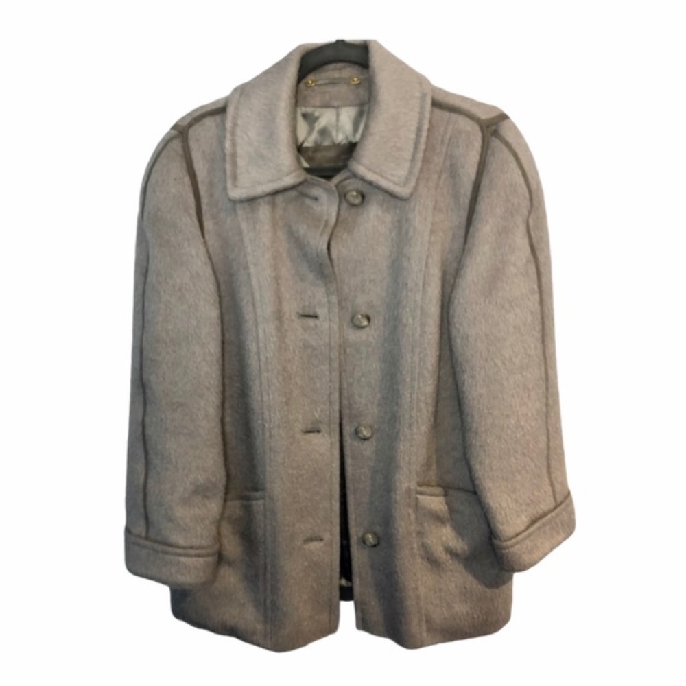 Karner Vintage Grey 100% Wool Coat